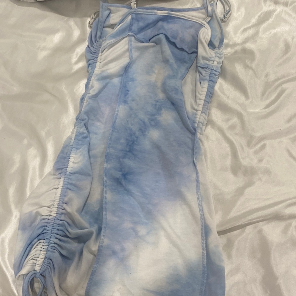 Sky blue dress